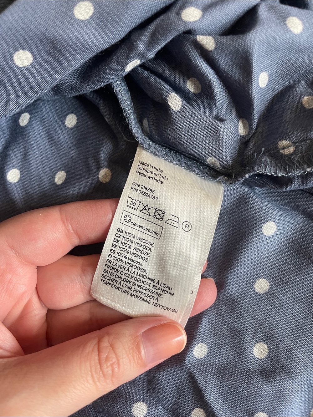 Polka dot button down - Picture 3 of 3